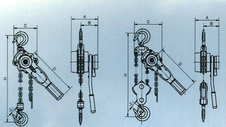 武林飛鴿手扳葫蘆結構圖